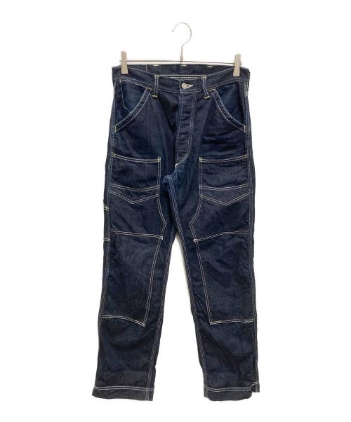 freewheelers（フリーホイーラーズ）FREEWHEELERS (フリーホイーラーズ) デリックマン ダブルニー デニムペインターパンツ インディゴ サイズ: 30-32の古着・服飾アイテム