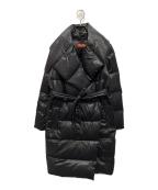 Max Mara Studioマックスマーラ ストゥディオ）の古着「ショールカラーダウンコート」｜ブラック