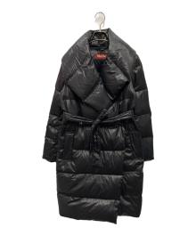 Max Mara Studio（マックスマーラ ストゥディオ）の古着「ショールカラーダウンコート」｜ブラック