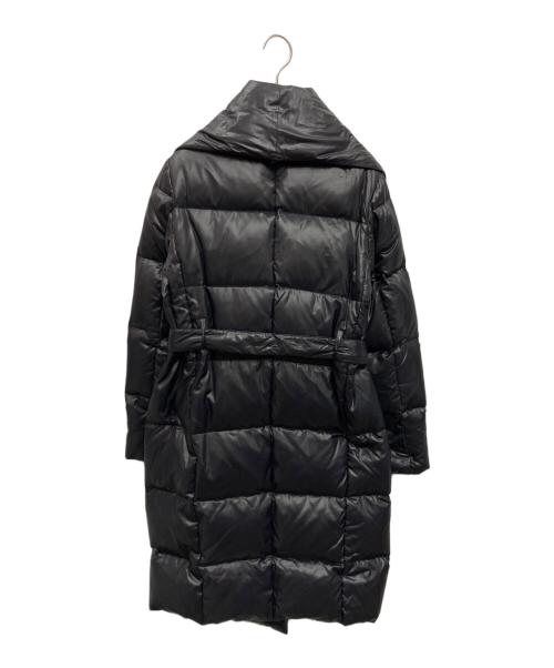 Max Mara Studio（マックスマーラ ストゥディオ）MAX MARA STUDIO (マックスマーラ ストゥディオ) ショールカラーダウンコート ブラック サイズ:SIZE 38の古着・服飾アイテム