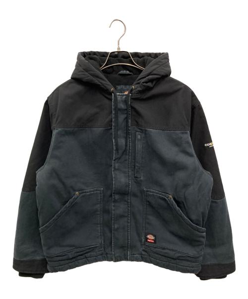 SUPREME（シュプリーム）Supreme (シュプリーム) Dickies (ディッキーズ) Cordura Hooded Work Jacket ネイビー×ブラック サイズ:M 未使用品の古着・服飾アイテム