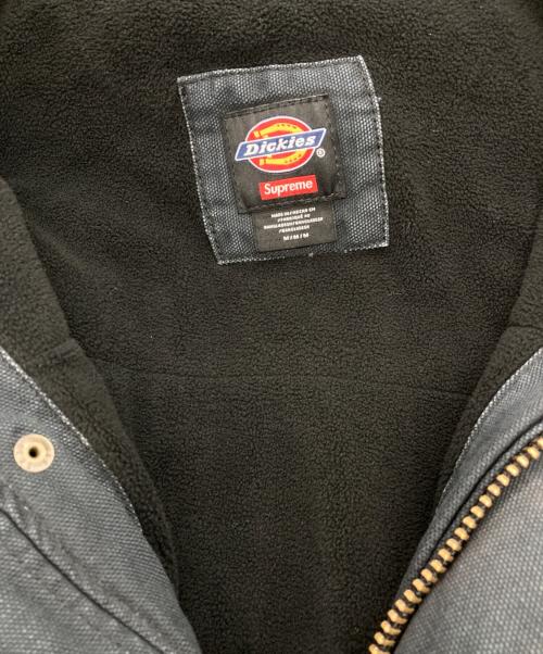 SUPREME（シュプリーム）Supreme (シュプリーム) Dickies (ディッキーズ) Cordura Hooded Work Jacket ネイビー×ブラック サイズ:M 未使用品の古着・服飾アイテム