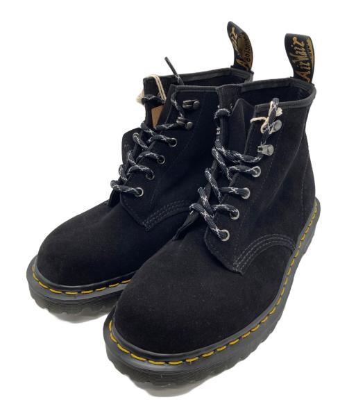 Dr.Martens（ドクターマーチン）Dr.Martens (ドクターマーチン) 6ホールシューズ ブラックスエード ブラック サイズ:9 未使用品の古着・服飾アイテム