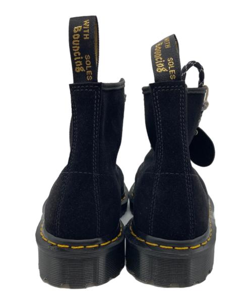 Dr.Martens（ドクターマーチン）Dr.Martens (ドクターマーチン) 6ホールシューズ ブラックスエード ブラック サイズ:9 未使用品の古着・服飾アイテム
