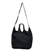 COMME des GARCONS HOMMEコムデギャルソン オム）の古着「綿ナイロングログラン 2WAY バッグ」｜ブラック