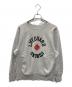 Champion REVERSE WEAVE（チャンピオン リバース ウィーブ）の古着「三段プリント スウェット」｜グレー