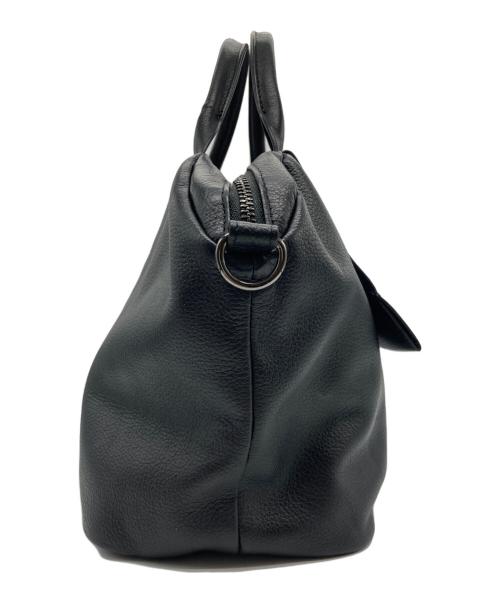 ear PAPILLONNER（イアパピヨネ）ear PAPILLONNER (イアパピヨネ) レザーフラップ2WAYバッグ ブラックの古着・服飾アイテム