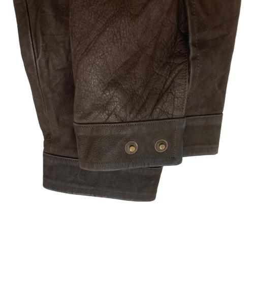 L.L.Bean（エルエルビーン）L.L.Bean (エルエルビーン) レザーコート ブラウン サイズ:XXLの古着・服飾アイテム