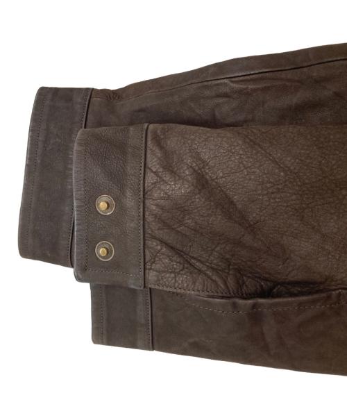 L.L.Bean（エルエルビーン）L.L.Bean (エルエルビーン) レザーコート ブラウン サイズ:XXLの古着・服飾アイテム
