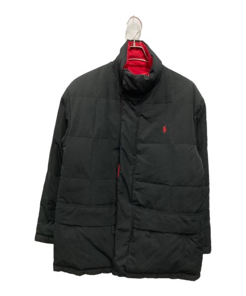 POLO RALPH LAUREN（ポロ・ラルフローレン）POLO RALPH LAUREN (ポロ・ラルフローレン) リバーシブルダウンジャケット ブラック サイズ:Mの古着・服飾アイテム