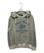 POLO RALPH LAURENポロ・ラルフローレン）の古着「POLO BEAR FLEECE HOODIE」｜グレー