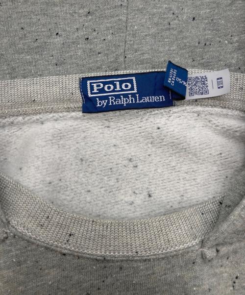 POLO RALPH LAUREN（ポロ・ラルフローレン）POLO RALPH LAUREN (ポロ・ラルフローレン) POLO BEAR FLEECE HOODIE グレー サイズ:Mの古着・服飾アイテム