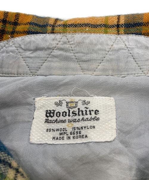 Woolshire（ウールシャイア）WOOLSHIRE (ウールシャイア) チェック ボードシャツ ブラウン サイズ:不明の古着・服飾アイテム