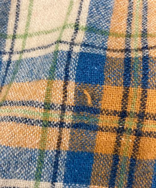 Woolshire（ウールシャイア）WOOLSHIRE (ウールシャイア) チェック ボードシャツ ブラウン サイズ:不明の古着・服飾アイテム