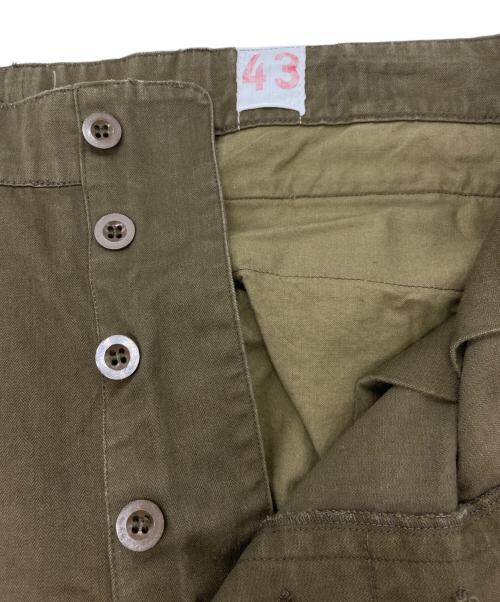French Army（フランス軍）French Army (フランス軍) 【古着】M-47 後期 カーゴパンツ カーキ サイズ:43の古着・服飾アイテム