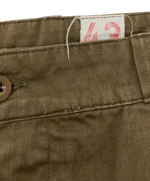French Army（フランス軍）French Army (フランス軍) 【古着】M-47 後期 カーゴパンツ カーキ サイズ:43の古着・服飾アイテム