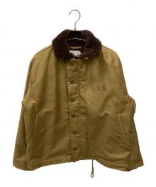 waiper（ワイパー）の古着「U.S.NAVY N-1 デッキジャケット」｜カーキ