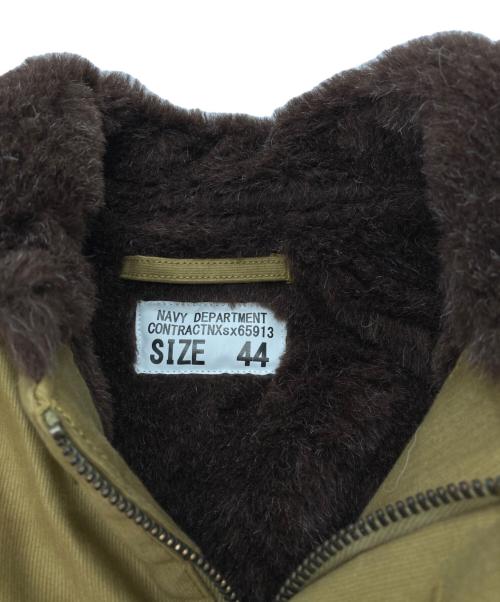 waiper（ワイパー）WAIPER (ワイパー) U.S.NAVY N-1 デッキジャケット カーキ サイズ:44の古着・服飾アイテム
