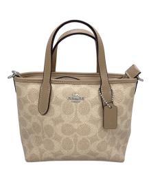 COACH（コーチ）の古着「シティ ミニ トート バッグ」｜ベージュ