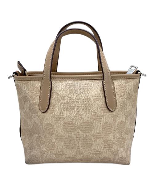 COACH（コーチ）COACH (コーチ) シティ ミニ トート バッグ ベージュの古着・服飾アイテム