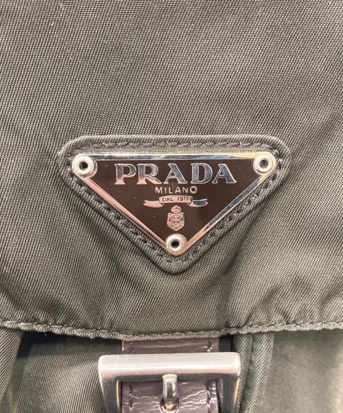 PRADA（プラダ）PRADA (プラダ) ナイロンリュック オリーブの古着・服飾アイテム
