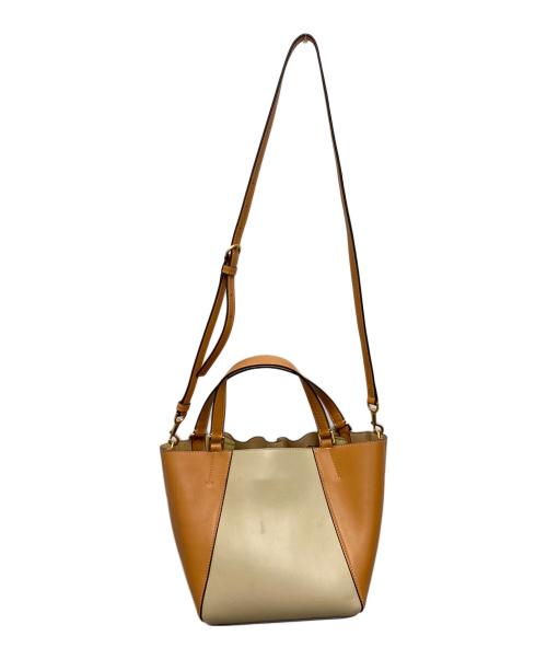 TORY BURCH（トリーバーチ）TORY BURCH (トリーバーチ) Mcgraw Dragonfly 2WAYバッグ ベージュの古着・服飾アイテム
