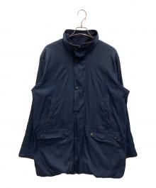Barbour（バブアー）の古着「スタンドカラーコート」｜ネイビー