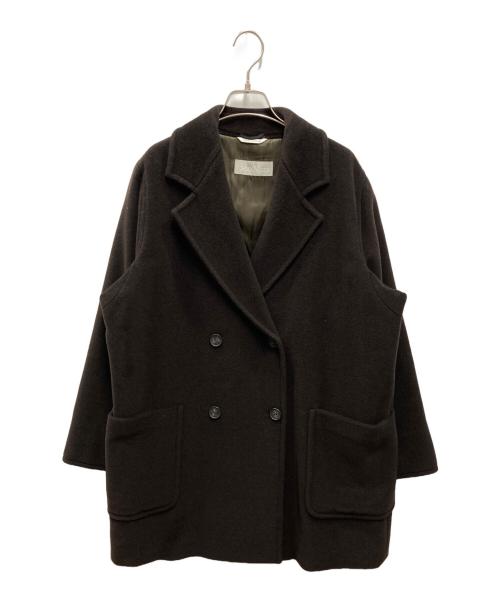 MaxMara（マックスマーラ）MaxMara (マックスマーラ) ダブルコート ブラウン サイズ:SIZE 40の古着・服飾アイテム