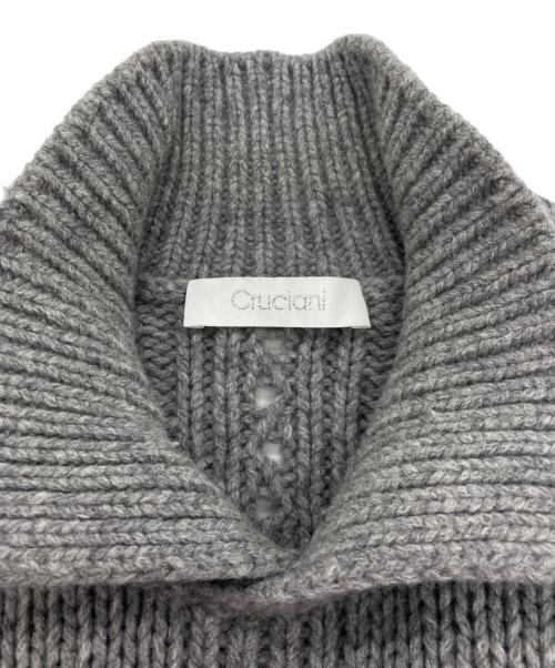 Cruciani（クルチアーニ）CRUCIANI (クルチアーニ) ウール カシミヤ ハイネックニット ニット グレー サイズ:50の古着・服飾アイテム