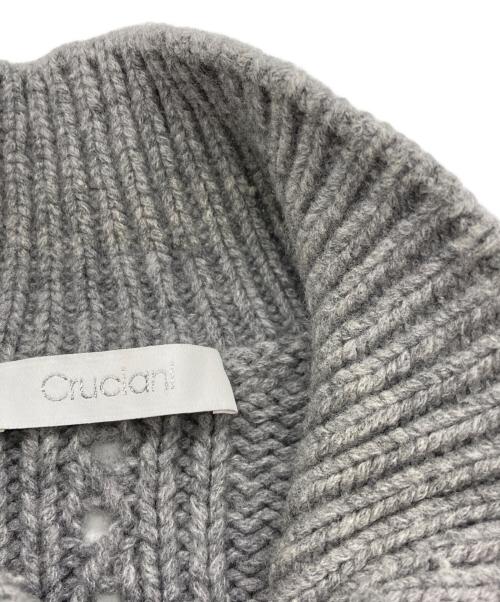 Cruciani（クルチアーニ）CRUCIANI (クルチアーニ) ウール カシミヤ ハイネックニット ニット グレー サイズ:50の古着・服飾アイテム