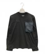 sacaiサカイ）の古着「SPORTS MIX L/S T-SHIRT」｜ブラック