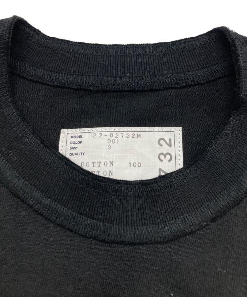 sacai（サカイ）sacai (サカイ) SPORTS MIX L/S T-SHIRT ブラック サイズ:2の古着・服飾アイテム