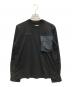 sacai（サカイ）の古着「SPORTS MIX L/S T-SHIRT」｜ブラック