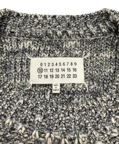 Maison Margiela（メゾンマルジェラ）Maison Margiela (メゾンマルジェラ) クルーネックジャガードニット グレー サイズ:1の古着・服飾アイテム