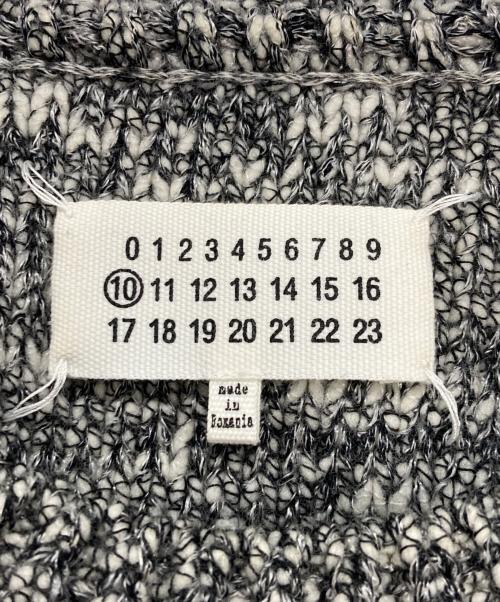 Maison Margiela（メゾンマルジェラ）Maison Margiela (メゾンマルジェラ) クルーネックジャガードニット グレー サイズ:1の古着・服飾アイテム