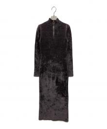 JOHN LAWRENCE SULLIVAN（ジョン ローレンス サリバン）の古着「Chenille yarn knit dress」｜グレー