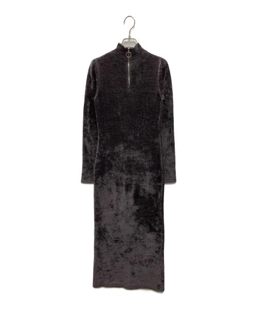 JOHN LAWRENCE SULLIVAN（ジョン ローレンス サリバン）JOHN LAWRENCE SULLIVAN (ジョン ローレンス サリバン) Chenille yarn knit dress グレー サイズ:SIZE 05の古着・服飾アイテム