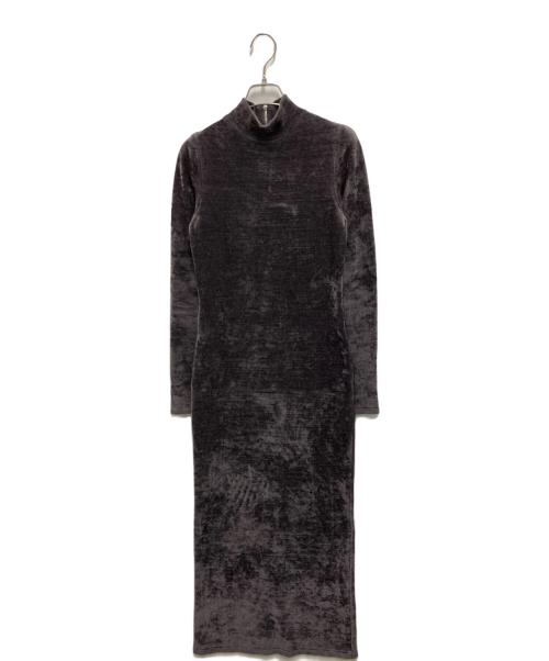 JOHN LAWRENCE SULLIVAN（ジョン ローレンス サリバン）JOHN LAWRENCE SULLIVAN (ジョン ローレンス サリバン) Chenille yarn knit dress グレー サイズ:SIZE 05の古着・服飾アイテム