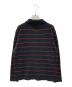 MEYAME (メヤメ) BORDER COTTON KNIT CARDIGAN ブラック サイズ:FREE：14000円