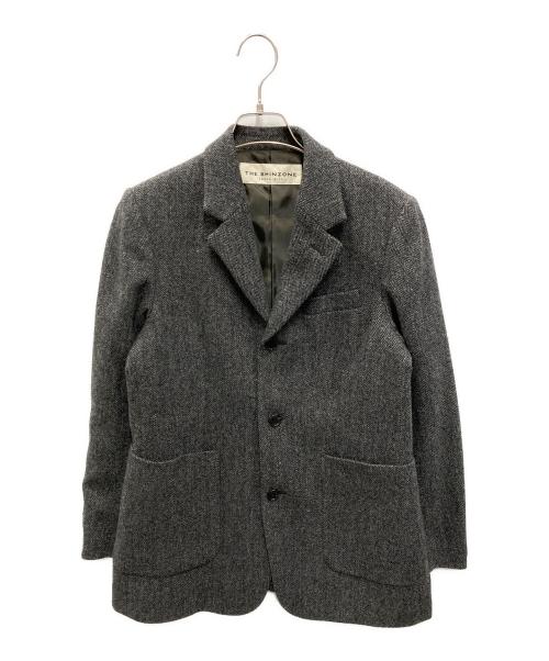 THE SHINZONE（ザ シンゾーン）THE SHINZONE (ザ シンゾーン) ヘリンボーンジャケット グレー サイズ:34の古着・服飾アイテム
