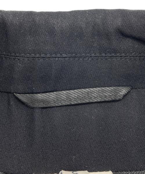 ANN DEMEULEMEESTER（アンドゥムルメステール）ANN DEMEULEMEESTER (アンドゥムルメステール) ウールレーヨン2Bテーラードジャケット ブラック サイズ:Sの古着・服飾アイテム