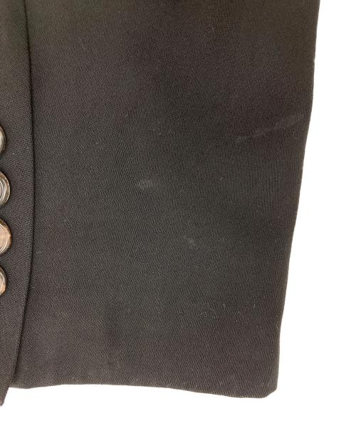 ANN DEMEULEMEESTER（アンドゥムルメステール）ANN DEMEULEMEESTER (アンドゥムルメステール) ウールレーヨン2Bテーラードジャケット ブラック サイズ:Sの古着・服飾アイテム