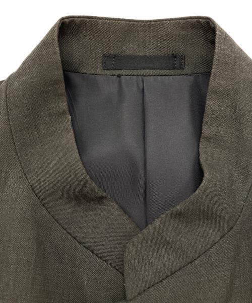 ISSEY MIYAKE（イッセイミヤケ）ISSEY MIYAKE (イッセイミヤケ) ウールマオカラージャケット グレー サイズ:Mの古着・服飾アイテム