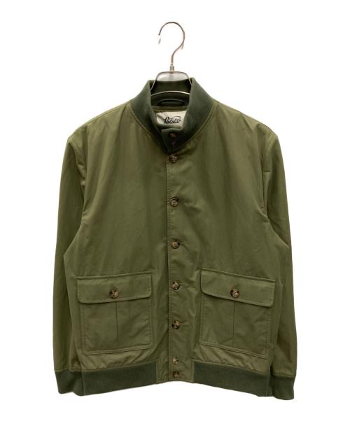 VALSTAR（ヴァルスター）VALSTAR (ヴァルスター) コットンナイロンドライビングブルゾン オリーブ サイズ:52の古着・服飾アイテム