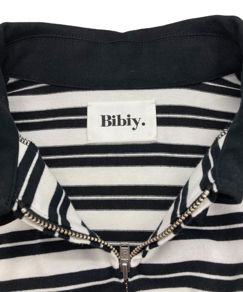 Bibiy.（ビビィ）Bibiy. (ビビィ) CARLI BALLOON PEPURAMU TOP ホワイト×ブラック サイズ:FREE 未使用品の古着・服飾アイテム