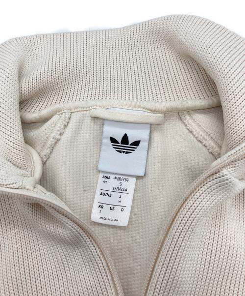 adidas（アディダス）adidas (アディダス) ニット バルーン トラックトップ アイボリー サイズ:Mの古着・服飾アイテム