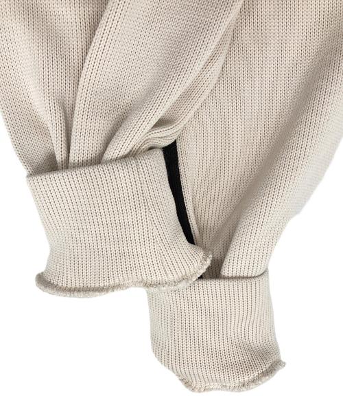 adidas（アディダス）adidas (アディダス) ニット バルーン トラックトップ アイボリー サイズ:Mの古着・服飾アイテム