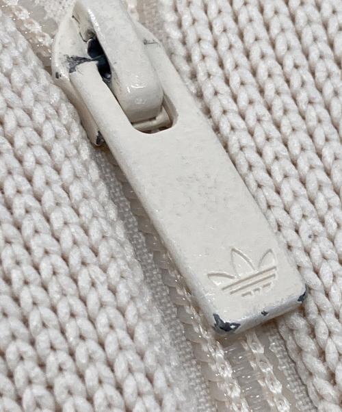 adidas（アディダス）adidas (アディダス) ニット バルーン トラックトップ アイボリー サイズ:Mの古着・服飾アイテム