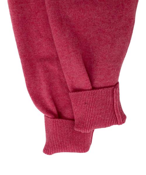PLAY COMME des GARCONS（プレイコムデギャルソン）PLAY COMME des GARCONS (プレイコムデギャルソン) Round Neck Cardigan With Red Layered Emblem ピンク サイズ:XSの古着・服飾アイテム