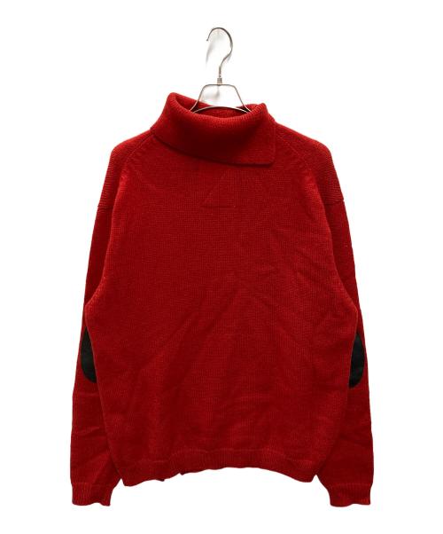SOSHIOTSUKI（ソウシ オオツキ）SOSHIOTSUKI (ソウシ オオツキ) SWORD SLIT KNIT レッド サイズ:FREEの古着・服飾アイテム